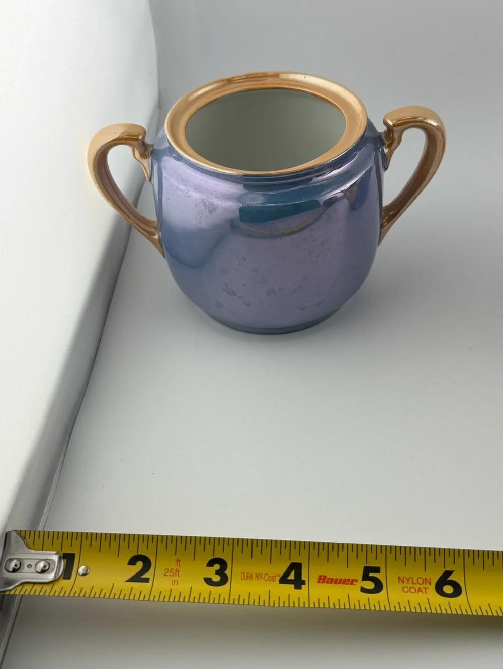 Beautiful Vintage Japanese Porcelain Lusterware Pair (Teapot & Sugar Bowl)